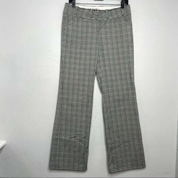elevenses Pants - ELEVENSES ANTHROPOLOGIE Plaid Pants Womens Size 2 Indie Twee Academia Retro